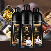 500ml Permanent Hair Shampoo Organic Natural Fast Hair Dye Plant Essence Hair Colorng Cream Cover Dye Shampoo For Women men-Health Wisdom™