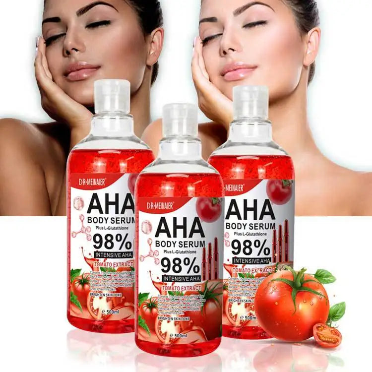 500ml Tomato Face Essence Mild and Firm Skin Moisturize, Repair Body for AHA Skincare Essence Lotion-Health Wisdom™