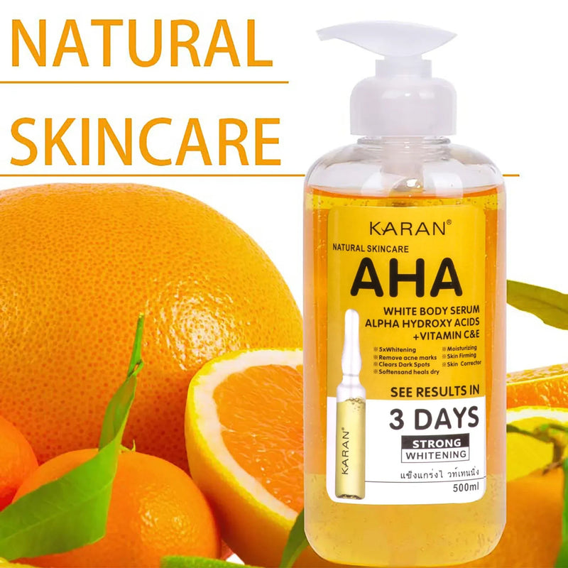 500ml Vitamin C&VE Face Serum VC Fruit Acid Brightening Repair Anti-aging Body Essence Alpha Hydroxy Acids (AHA) Essence-Health Wisdom™