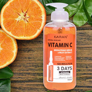 500ml Vitamin C&VE Face Serum VC Fruit Acid Brightening Repair Anti-aging Body Essence Alpha Hydroxy Acids (AHA) Essence-Health Wisdom™