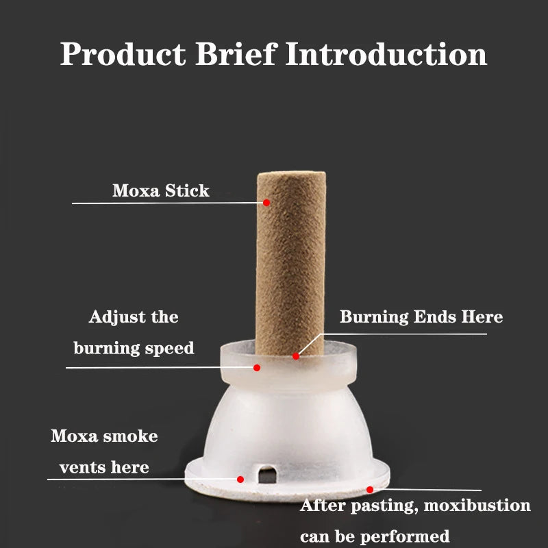 50Pcs Moxa Stick Moxibustion Stickers Temperature Control Moxas Therapy Acupuncture Massager For Body Warm Uterus Stomach-Health Wisdom™