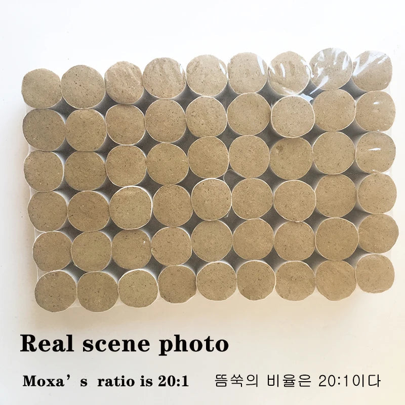 54Pcs Moxa Stick Moxibustion Roll Chinese Medicine Combustion Osmosis Therapy Warm Uterus Stomach Acupoint Meridian Massage-Health Wisdom™