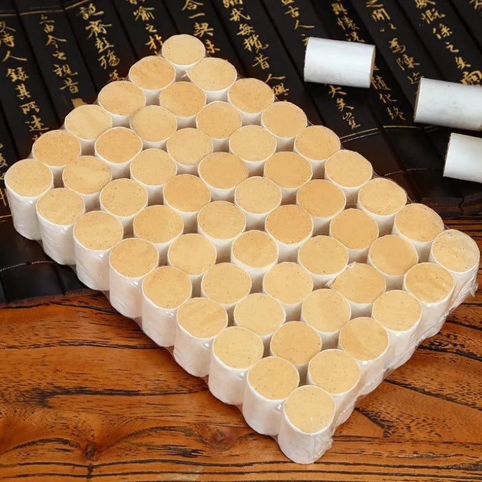 54Pcs/Set Moxibustion Roll Using Pure Nature Wormwood Chinese Herbal Moxa Care Meridian Warm Therapy Relieve Pain Health Care