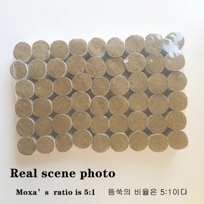 54Pcs/Set Moxibustion Roll Using Pure Nature Wormwood Chinese Herbal Moxa Care Meridian Warm Therapy Relieve Pain Health Care