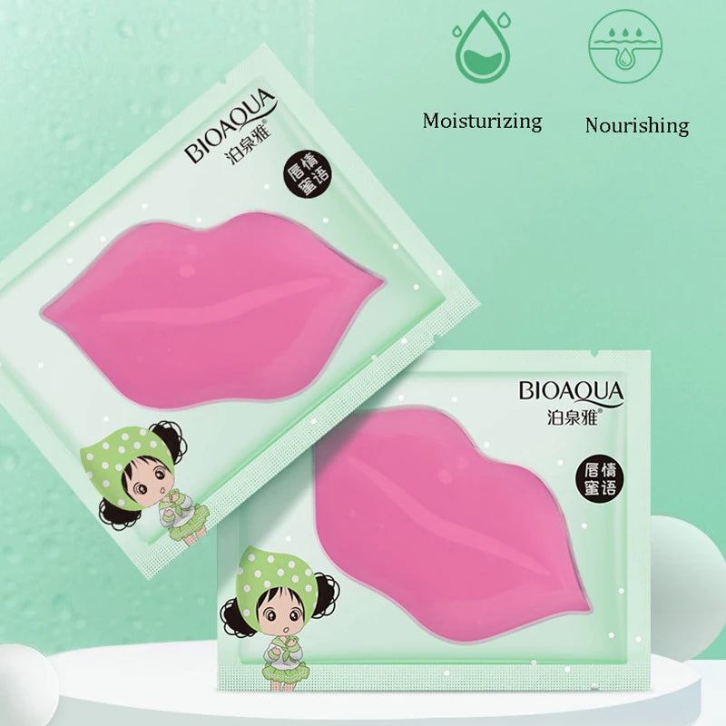 5PCS Lemon Vitamin Essence Moisturizing Lip Mask Anti Crack Fade Lip Lines Lip Patch Soften Dead Skin Anti Chipping Gel Lip Mask-Health Wisdom™