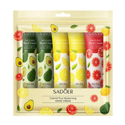 5Pcs/Lot Fruit Plant Extract Fragrance Hand Cream Set Moisturizing Repair Anti Dry Hand Lotion Sets Hands Skin Care Products-Health Wisdom™