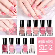 5ml*10 Bottles Set Nail Polish Quick-drying Peelable and Tearable Water-based Beginner Nail Polish No Need LED Lamp Long Lasting-Health Wisdom™