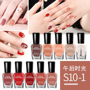 5ml*10 Bottles Set Nail Polish Quick-drying Peelable and Tearable Water-based Beginner Nail Polish No Need LED Lamp Long Lasting-Health Wisdom™