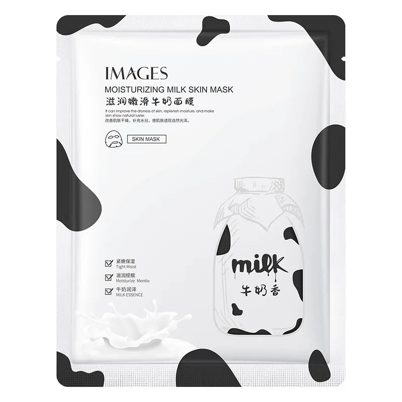 5pcs Beauty Milk Facial masks Moisturizing Skin Rejuvenating Anti-aging Whitening Face Mask Facial Sheet Mask Skin Care Products-Health Wisdom™