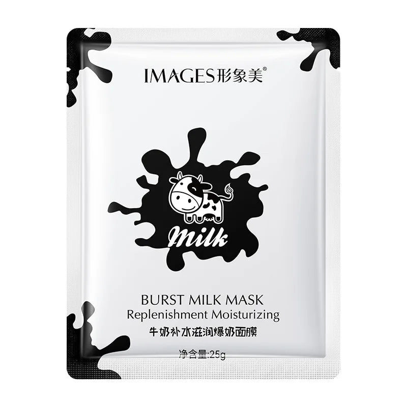 5pcs Beauty Milk Facial masks Moisturizing Skin Rejuvenating Anti-aging Whitening Face Mask Facial Sheet Mask Skin Care Products-Health Wisdom™
