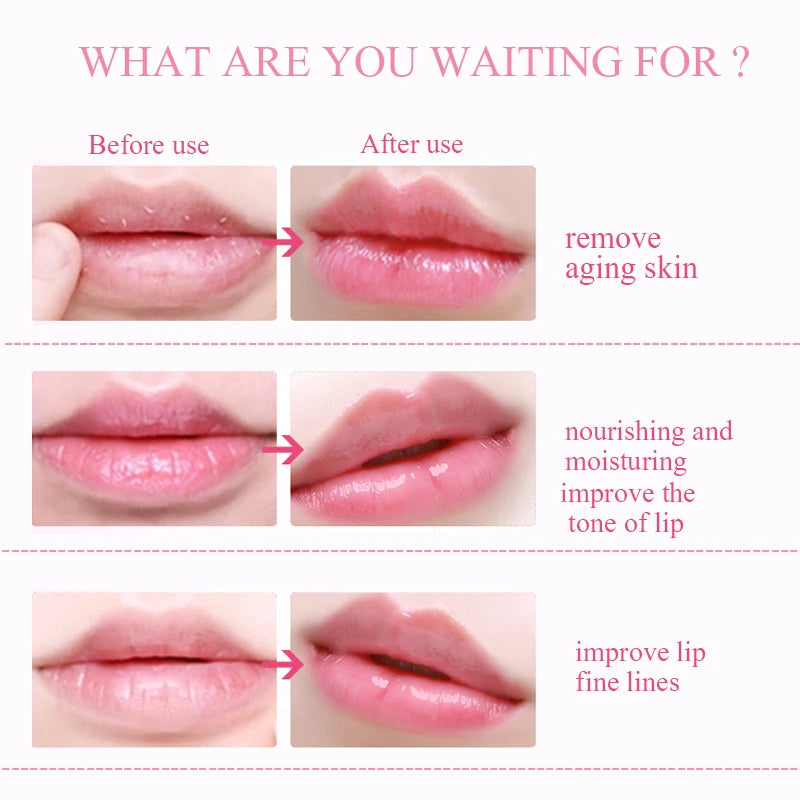 5pcs Crystal Collagen Lip Mask Lips Plumper Pink Lip Patches Moisture Essence Anti-wrinkle Korean Cosmetics Skin Care for Beauty-Health Wisdom™