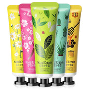 5pcs Fragrant Fruits Hand Cream Moisturizing Hands Creams Sets Anti-chapping Nourishing Repairing Handcream Hand Skin Care-Health Wisdom™