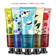 5pcs Fragrant Fruits Hand Cream Moisturizing Hands Creams Sets Anti-chapping Nourishing Repairing Handcream Hand Skin Care-Health Wisdom™