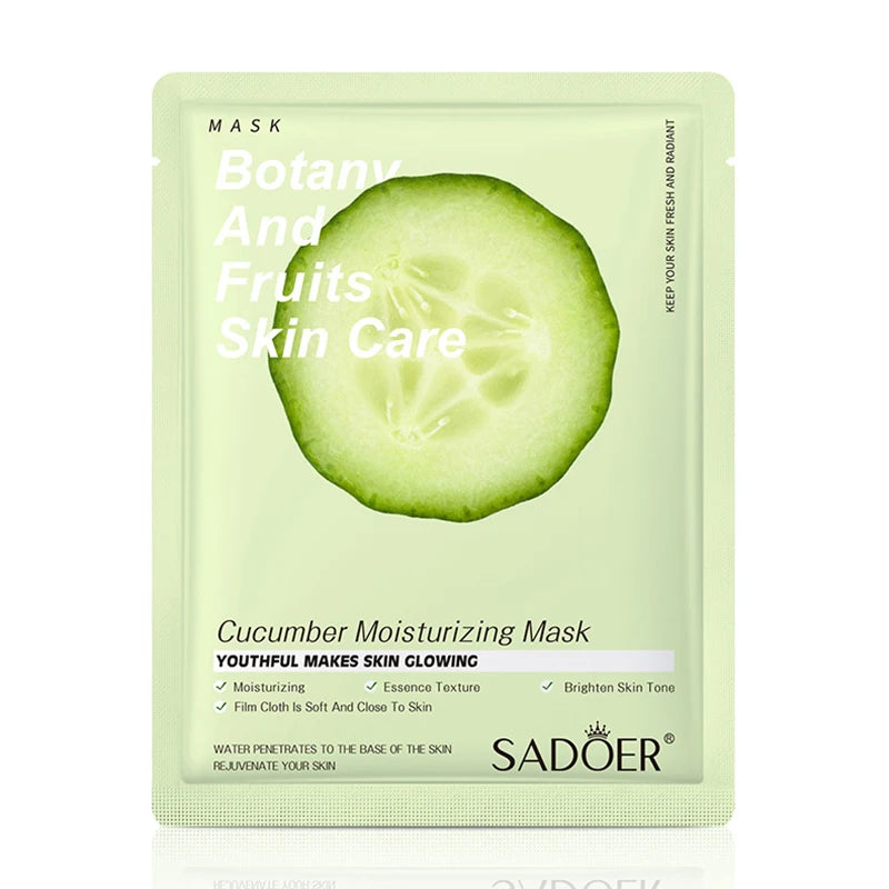 5pcs Fresh Fruity Flowery Face Mask Moisturizing Anti-Wrinkle Nourishing skincare Facial Masks Face Sheet Mask for Skin Care-Health Wisdom™