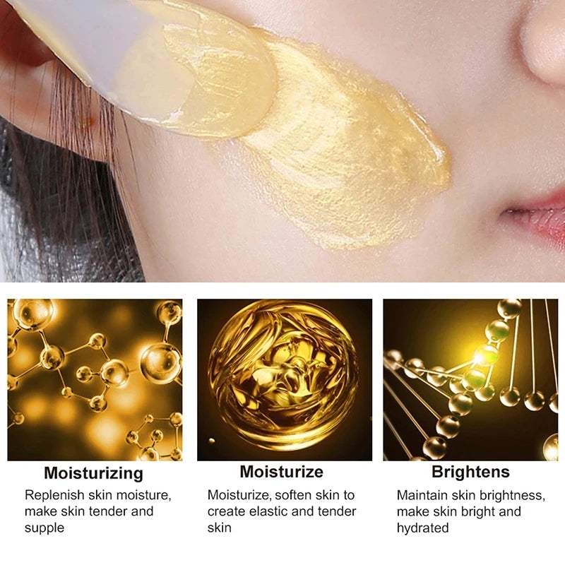 5pcs LAIKOU 24K Gold Snail Collagen Facial Peeling Mask Face skincare Remove Blackhead Anti-aging Facial Peel Off Mask Skin Care-Health Wisdom™