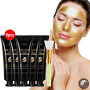 5pcs LAIKOU 24K Gold Snail Collagen Facial Peeling Mask Face skincare Remove Blackhead Anti-aging Facial Peel Off Mask Skin Care-Health Wisdom™