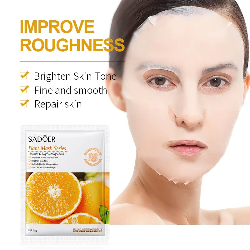 5pcs Plant Fruit Facial Masks Moisturizing Anti-wrinkle Snail Face Mask Skincare Facial Sheet Masks Beauty Facial Skin Care-Health Wisdom™