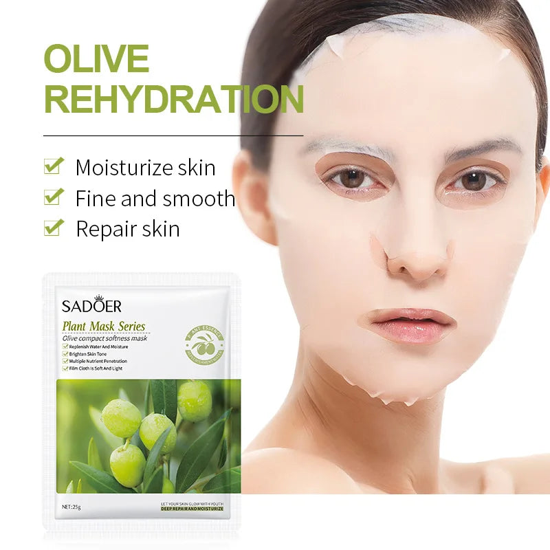 5pcs Plant Fruit Facial Masks Moisturizing Anti-wrinkle Snail Face Mask Skincare Facial Sheet Masks Beauty Facial Skin Care-Health Wisdom™