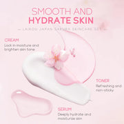 5pcs/set LAIKOU Sakura Face Care Sets Moisturizing Anti-aging Face Eye Cream Serum Toner Facial Cleanser Skin Care Products-Health Wisdom™