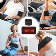 60 LED Red Light Therapy Pad 660nm 850nm Infrared Heated Physiotherapy Belt Strap Body Joint Arthritis Pain Relief Waist Back-Health Wisdom™