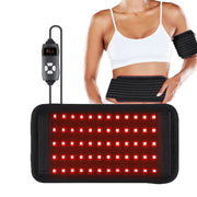 60 LED Red Light Therapy Pad 660nm 850nm Infrared Heated Physiotherapy Belt Strap Body Joint Arthritis Pain Relief Waist Back-Health Wisdom™