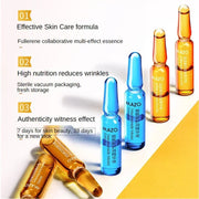 60 Pieces Niacinamide Moisturizing Essence Anti Wrinkle Pore Minimizer Skincare Acne Treatment Anti-Aging Oil-control Face Serum-Health Wisdom™