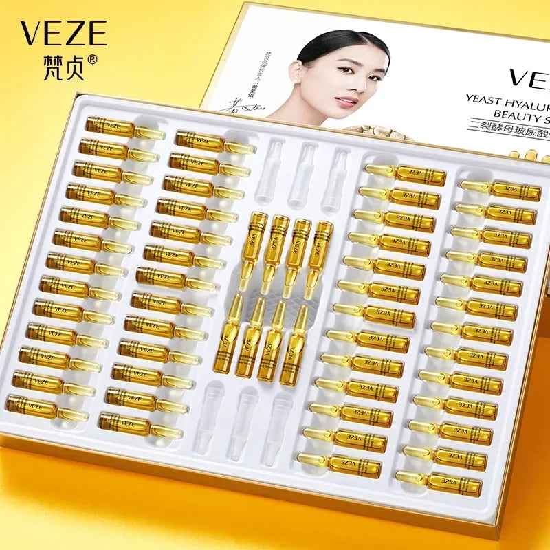 60 Pieces Niacinamide Moisturizing Essence Anti Wrinkle Pore Minimizer Skincare Acne Treatment Anti-Aging Oil-control Face Serum-Health Wisdom™