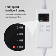 60*30CM Heating Pad Cushion Multifunctional Thermal For Home 6-Level Adjust Temperature 4-Level Timer-Health Wisdom™