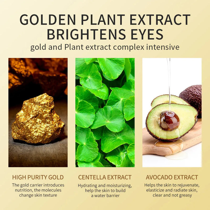 60pcs Avocado Golden Collagen Eye Mask Anti Dark Circles Eye Bags Moisturizing Anti Wrinkle Eye Patches Skin Care Products-Health Wisdom™