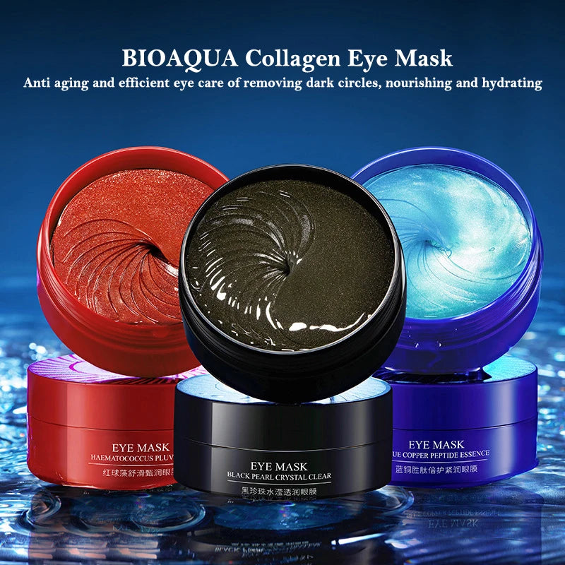 60pcs Collagen Eye Mask moisturizing Anti-wrinkle Anti Dark Circles Eyes Care Gel Masks Eyepatch Beauty Anti-Aging Eye Patches-Health Wisdom™