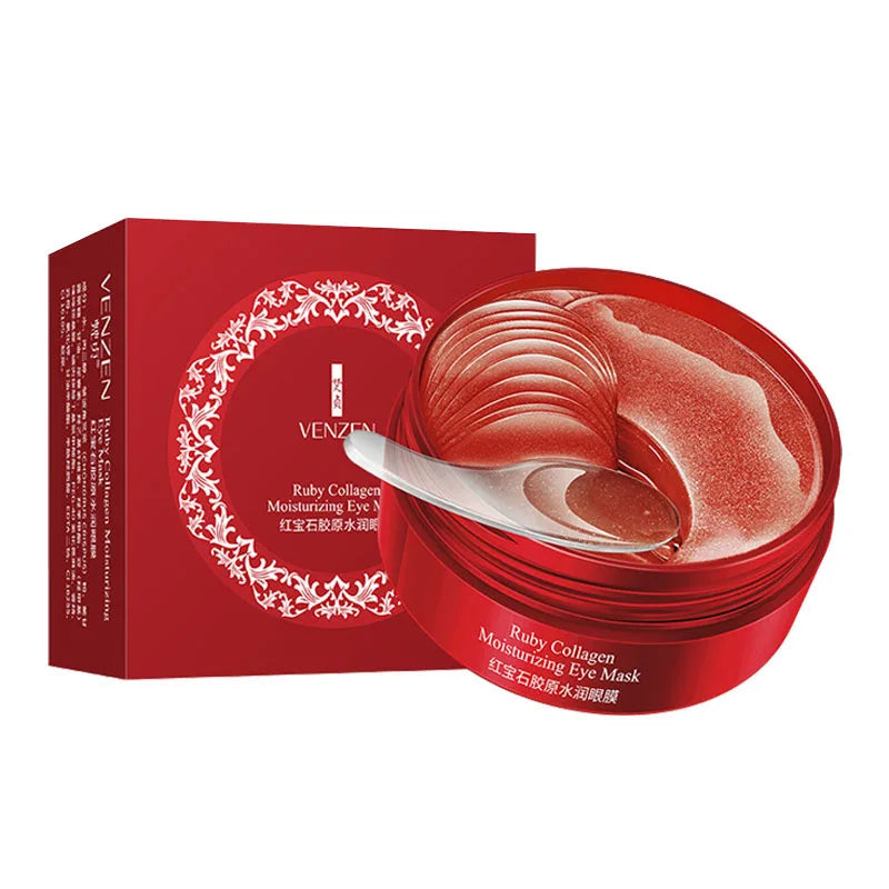 60pcs Collagen Eye Mask moisturizing Anti-wrinkle Anti Dark Circles Eyes Care Gel Masks Eyepatch Beauty Anti-Aging Eye Patches-Health Wisdom™