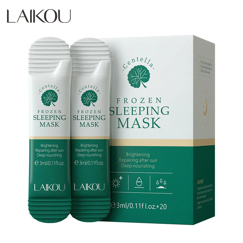 60pcs LAIKOU Centella Sakura Sleeping Facial Masks Moisturizing Hydrating and Nourishing skincare Face Mask for Beauty Skin Care-Health Wisdom™