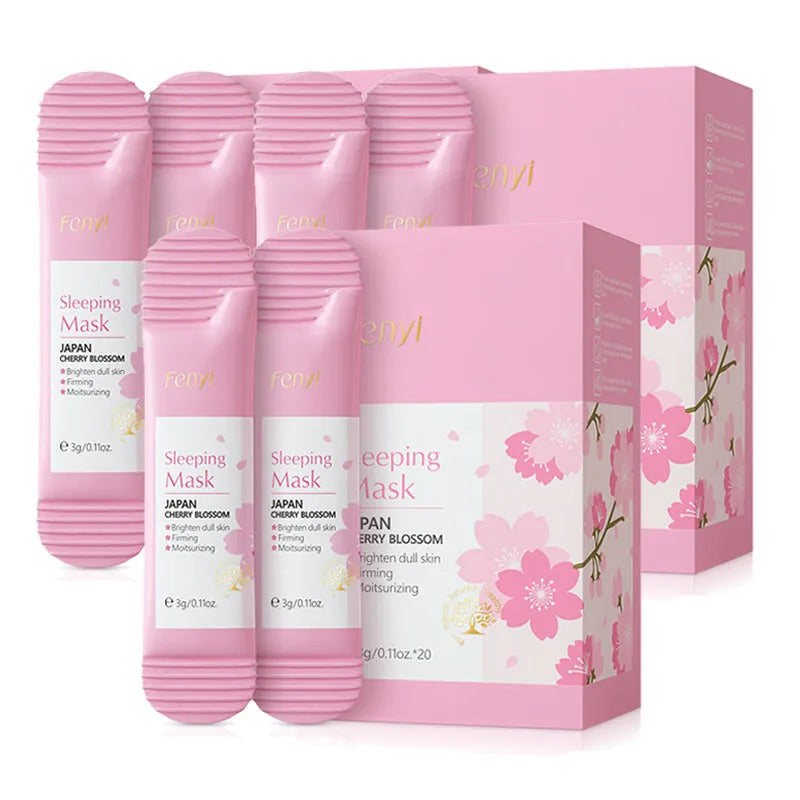 60pcs LAIKOU Centella Sakura Sleeping Facial Masks Moisturizing Hydrating and Nourishing skincare Face Mask for Beauty Skin Care-Health Wisdom™