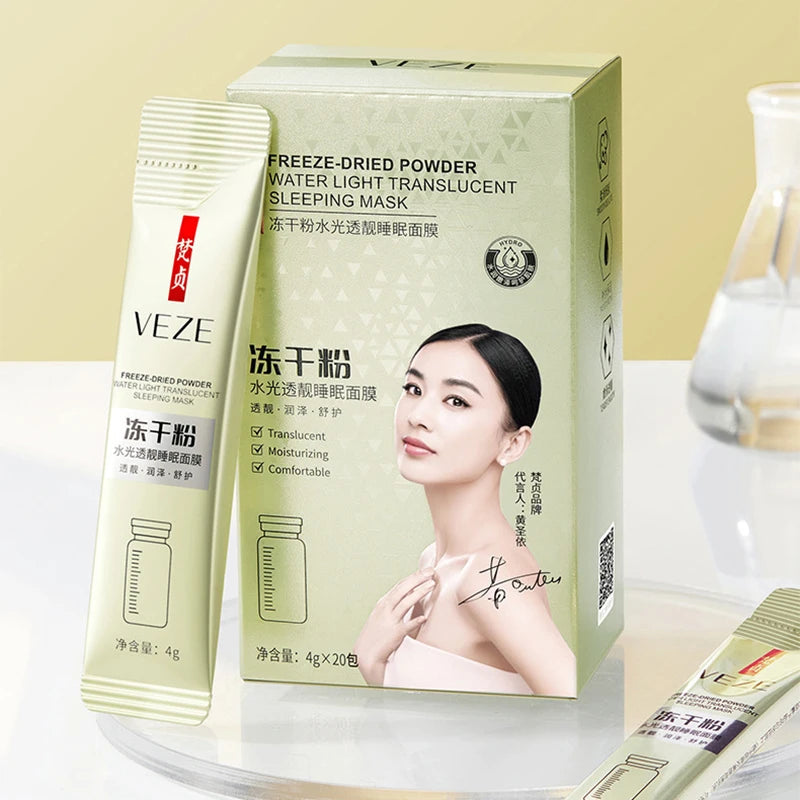 60pcs VENZEN Sleeping Facial Masks Collagen Face Mask Moisturizing Anti-aging Repairing Skin Care Facial No-wash Mask for Face-Health Wisdom™