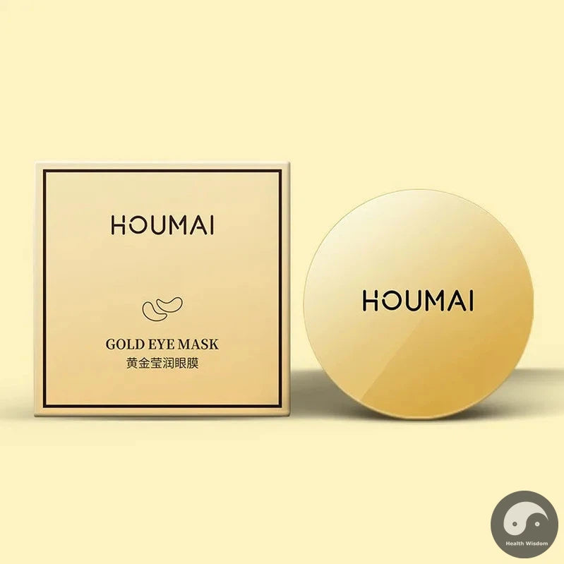 60pcs/box 24K Gold Collagen Eye Mask Anti Dark Circles Anti Wrinkle Moisturizing Seaweed Eye Patches Eyes Skin Care Products-Health Wisdom™