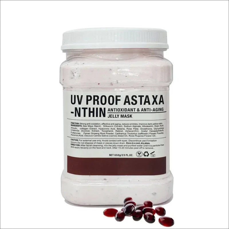 650g Arbutin Rose Jelly Mask Powder DIY Hydrojelly Masks Peel Off Vitamin C Hyaluronic Acid Facial Skin Care 24K Gold Mud Mask-Health Wisdom™