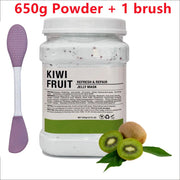 650g Chamomile Hyaluronic Acid Facial Mask Powder with Silicone Brush Anti Aging Brightening Rose Jelly Facial Mask with Brush-Health Wisdom™