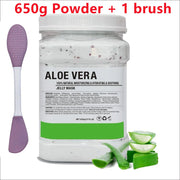 650g Chamomile Hyaluronic Acid Facial Mask Powder with Silicone Brush Anti Aging Brightening Rose Jelly Facial Mask with Brush-Health Wisdom™