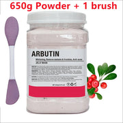 650g Chamomile Hyaluronic Acid Facial Mask Powder with Silicone Brush Anti Aging Brightening Rose Jelly Facial Mask with Brush-Health Wisdom™