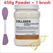 650g Chamomile Hyaluronic Acid Facial Mask Powder with Silicone Brush Anti Aging Brightening Rose Jelly Facial Mask with Brush-Health Wisdom™