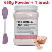 650g Chamomile Hyaluronic Acid Facial Mask Powder with Silicone Brush Anti Aging Brightening Rose Jelly Facial Mask with Brush-Health Wisdom™