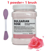 650g Chamomile Hyaluronic Acid Facial Mask Powder with Silicone Brush Anti Aging Brightening Rose Jelly Facial Mask with Brush-Health Wisdom™