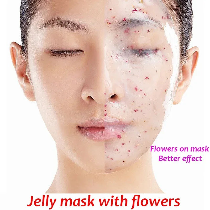 650g Vampire Soft SPA Hydro Jelly Mask Powder Anti-aging Brighten Peel Off DIY Facial Mask Crystal Flower Petal Rose Mask Powder-Health Wisdom™