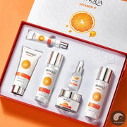 6pcs BIOAQUA Vitamin C Skin Care Sets Moisturizing Hydrating Anti-aging Eye Face Cream Serum Facial Cleanser Skin Care Set-Health Wisdom™