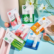 6pcs Moisturizing Lip Balm Aloe Honey Strawberry Lipstick Anti Wrinkles Nourishing Lips Skin Care Products-Health Wisdom™