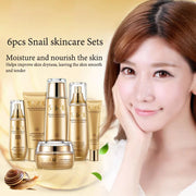 6pcs Snail Anti-aging Skin Care Sets Moisturizing Facial Set Skincare Products Face Cream Facial Cleanser Toner Face Care Kits-Health Wisdom™
