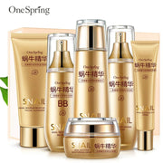 6pcs Snail Anti-aging Skin Care Sets Moisturizing Facial Set Skincare Products Face Cream Facial Cleanser Toner Face Care Kits-Health Wisdom™