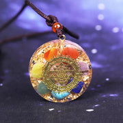 7 Chakra Energy Necklace Orgonite Pendant Reiki Healing Necklace Yoga Orgone Jewelry For Women Men Jewelry-Health Wisdom™