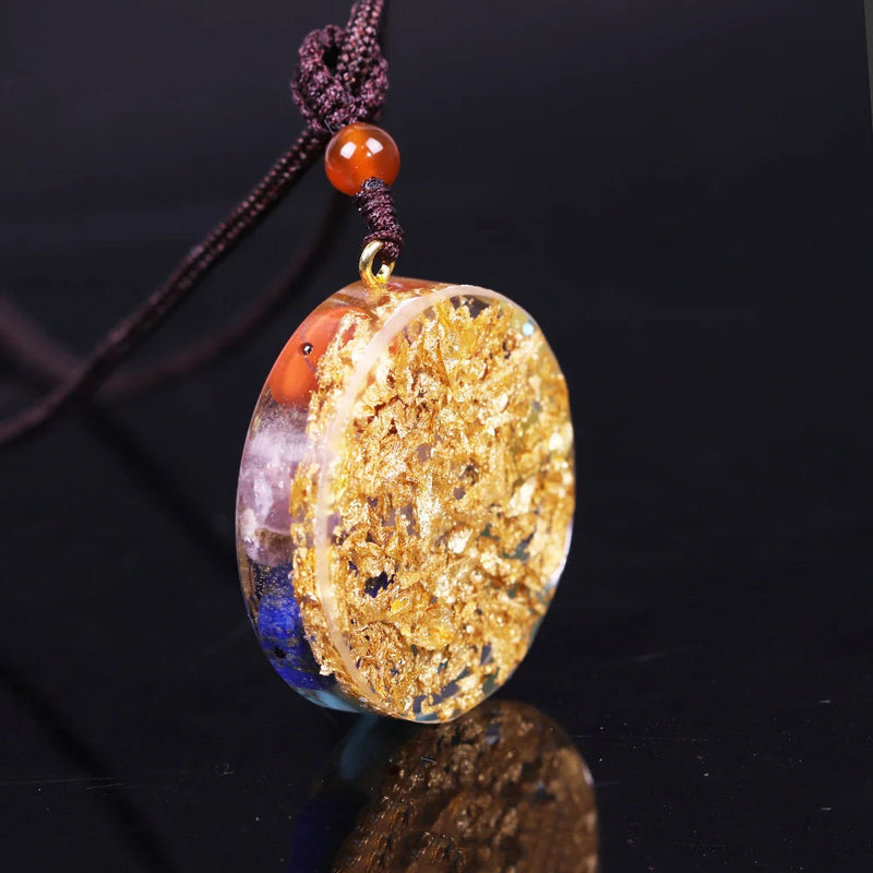 7 Chakra Energy Necklace Orgonite Pendant Reiki Healing Necklace Yoga Orgone Jewelry For Women Men Jewelry-Health Wisdom™