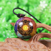 7 Chakra Reiki Healing Orgone Gemstone Crystals Chakra Orgonite Pendant Necklace For Good Luck Yoga Meditation Protection-Health Wisdom™